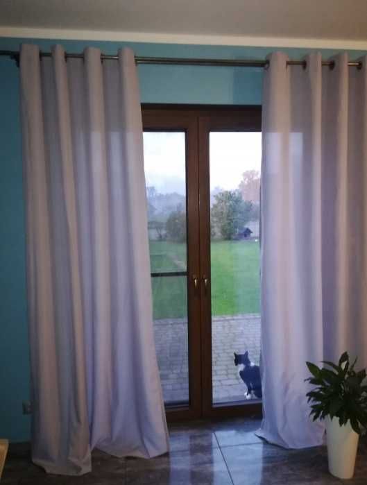 Zasłony okienne na okna 2 sztuki komplet 140x250 cm KOLORY