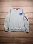 Alpha Industries Space Shuttle Crewneck Szara bluza bez kaptura