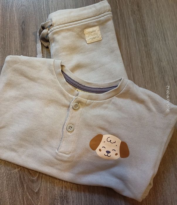 Komplet dresowy rozmiar 98 organic cotton