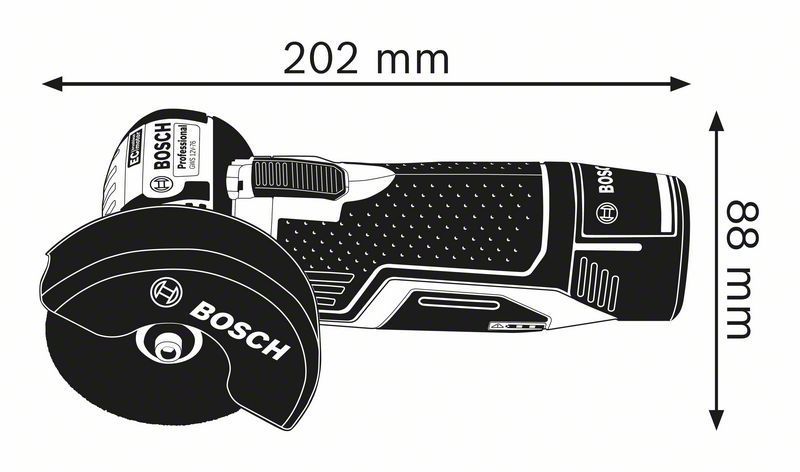 Szlifierka Kątowa Akumulatorowa Gws 12 V-76 0*Ah Bosch