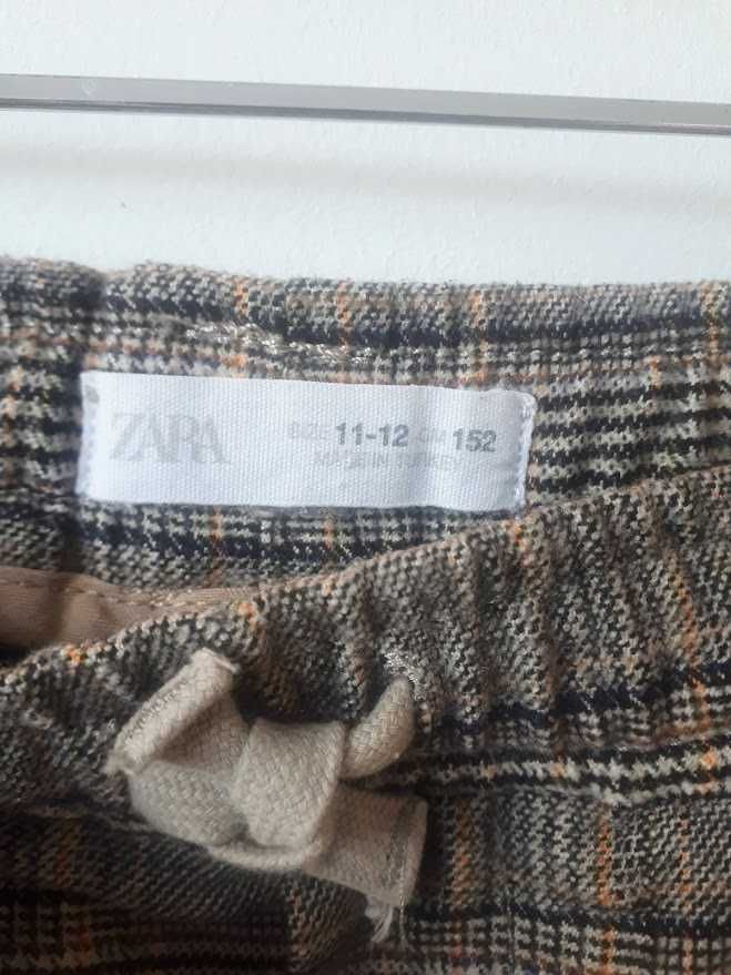 Calças Zara Kids padrão Principe de Gales menina 11 anos