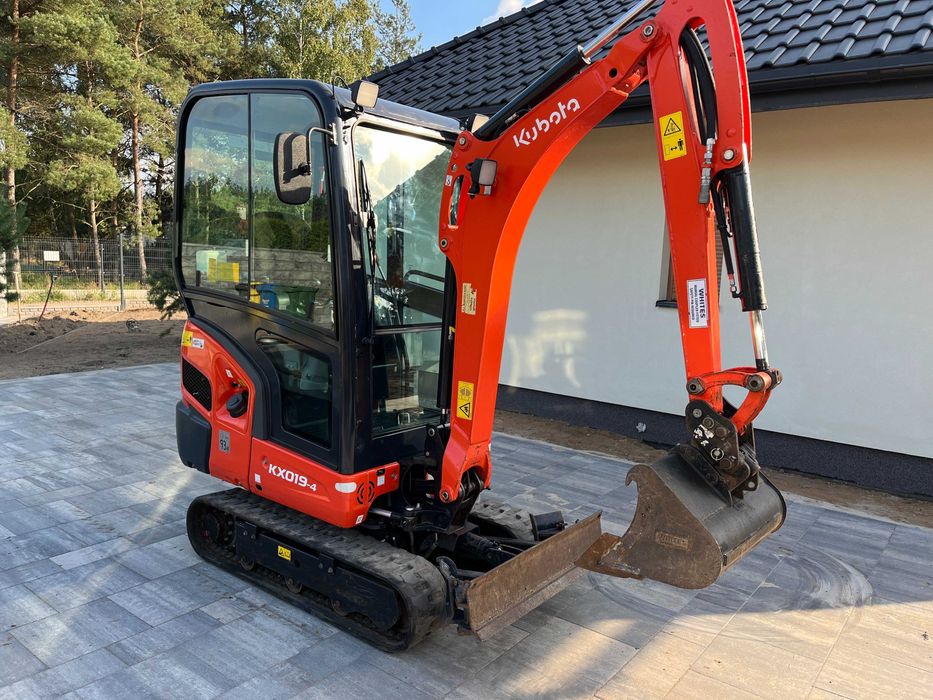 Minikoparka Kubota KX19-4 Rok 2023 Sprowadzona Przebieg 876Mtg