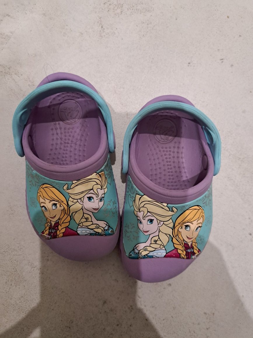 Crocs frozen, kraina lodu, klapki, chodaki, 22