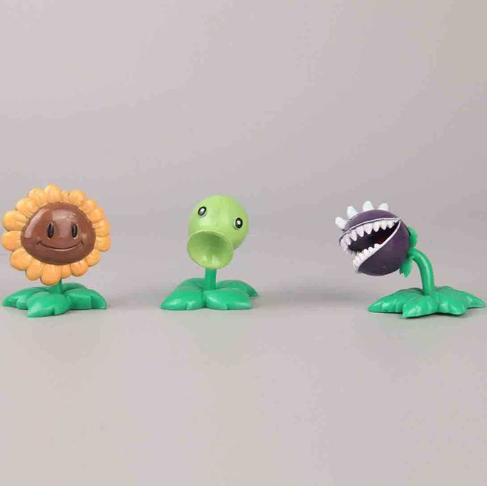 Набір фігурок 9 шт 7см рослини проти зомбі  Plants vs Zombies іграшка