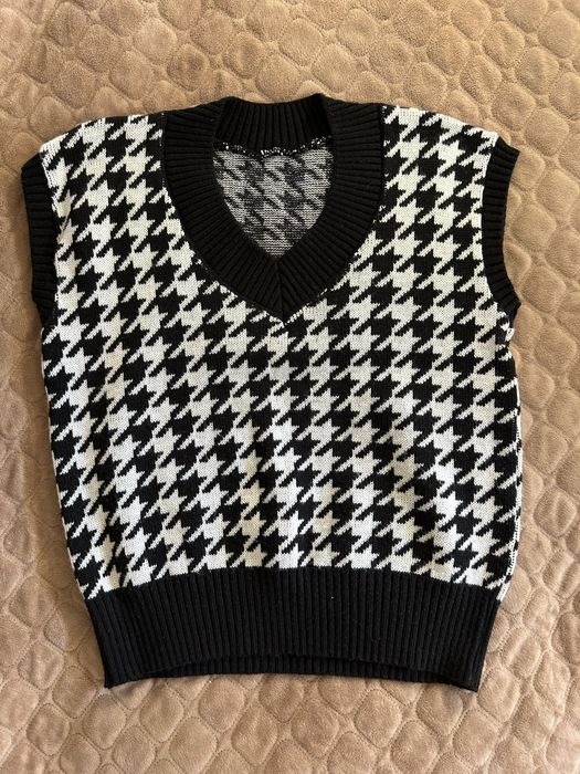 Жіночий вʼязаний жилет,оверсайз