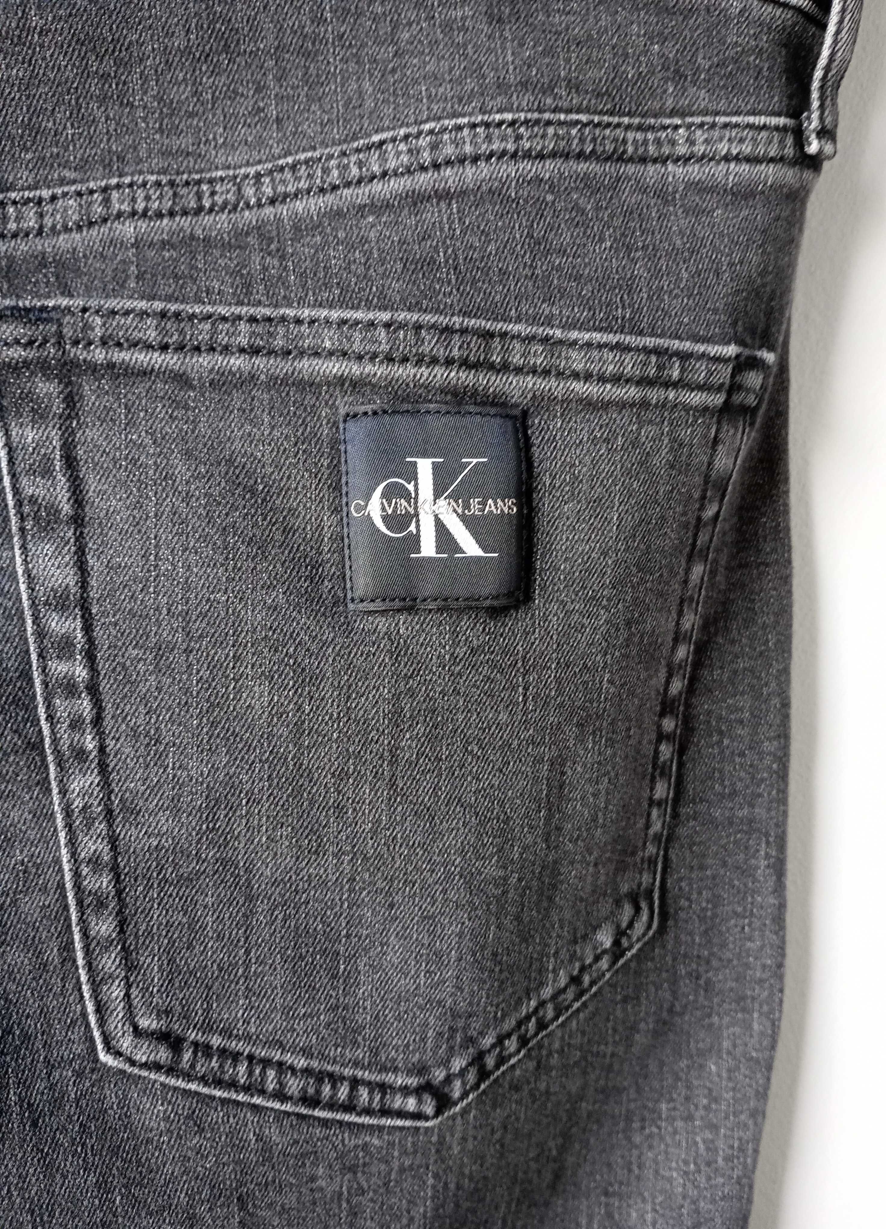 Nowe dżinsy Calvin Klein Jeans czarne