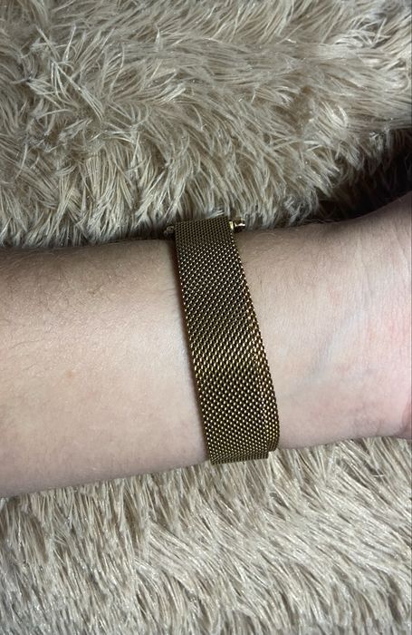 Relógio feminino Ulzzang – Castanho/Dourado – Fecho magnético