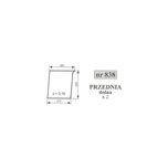 Szyba przednia dolna do ciągnika rolniczego Renault 8514, 9514 ACX161