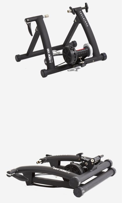 Rolo de treino de bicicleta mais tapete