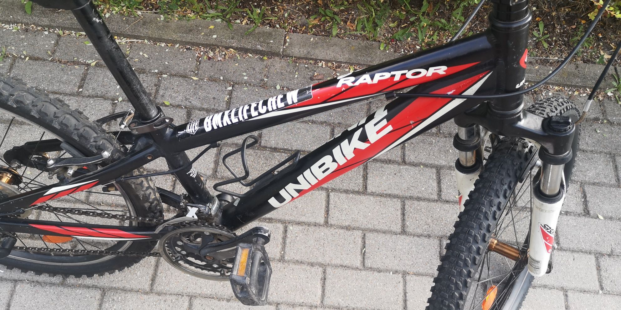 Rower dziecięcy unibike BMX z przerzutkami shimano, gotowy do jazdy