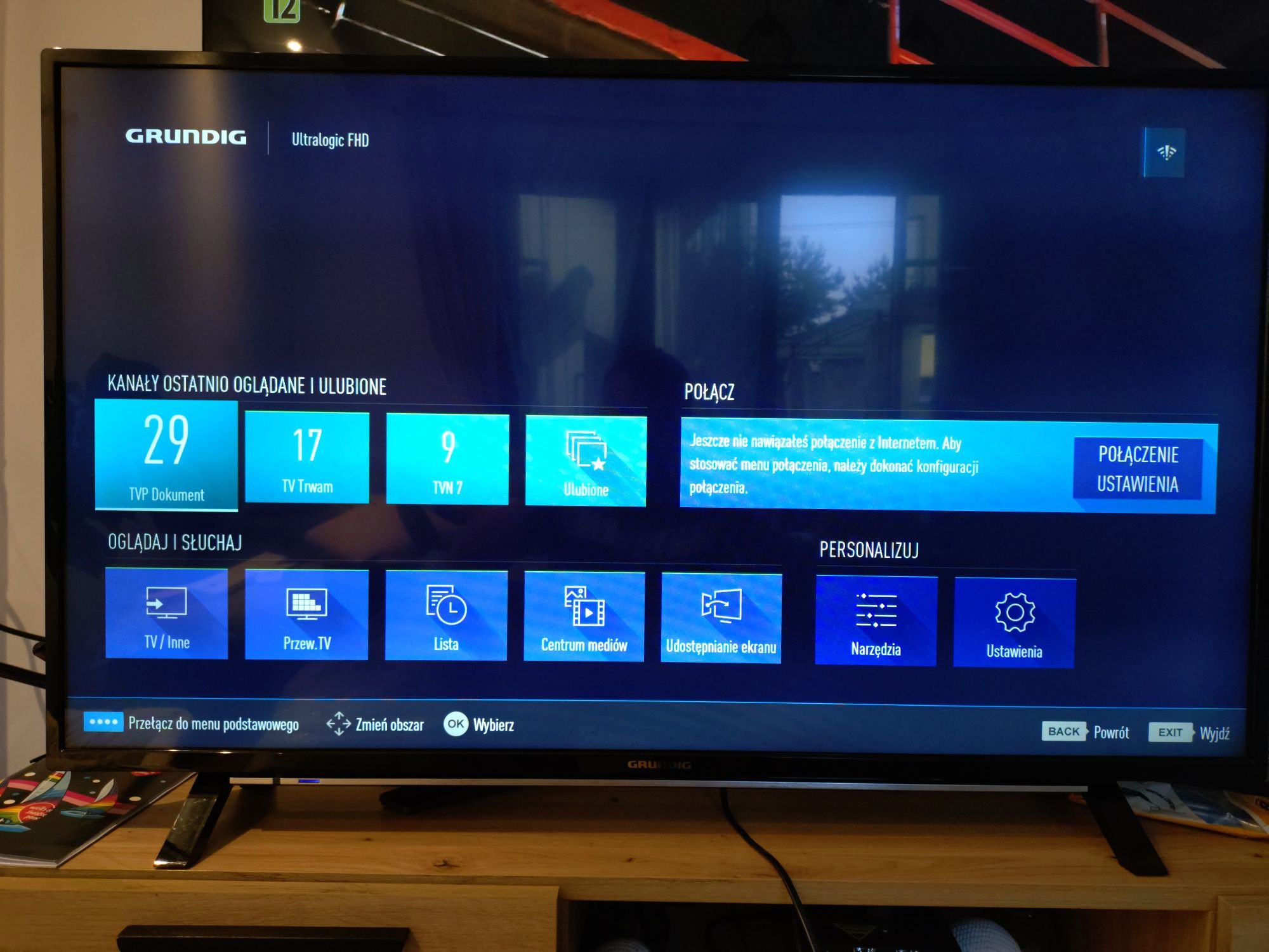 Telewizor LED 43" plus dekoder