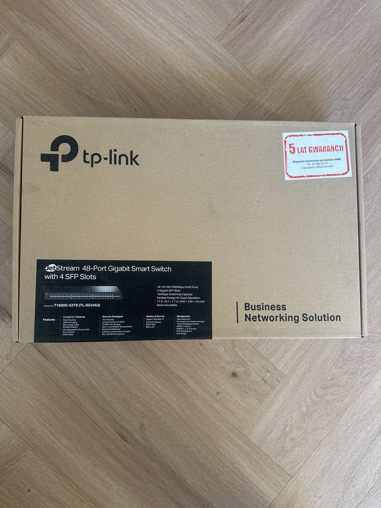 Switch zarządzalny TP-Link 52p T1600G-52ts TL-SG2452