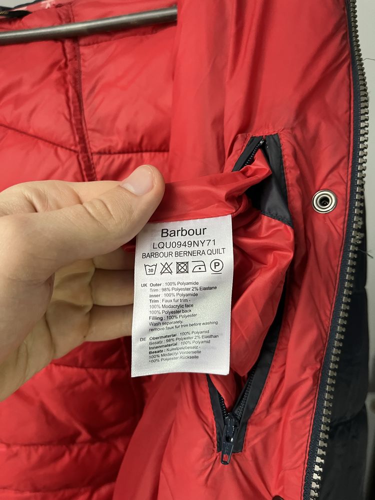 Barbour Fibre Down Куртка Пуховик Пуховка Парка Зимова