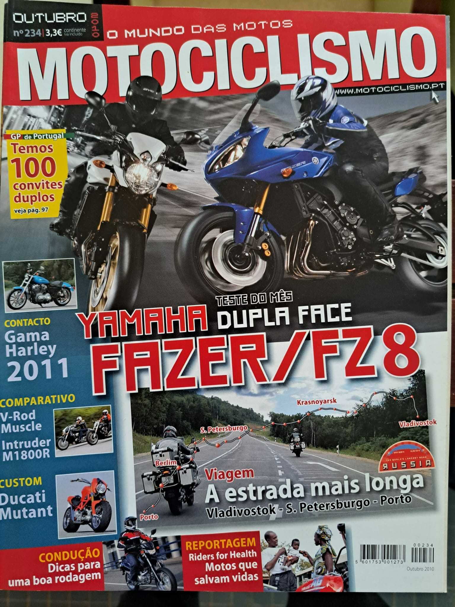 Revistas "moto jornal" e "Motociclismo" - estimadas