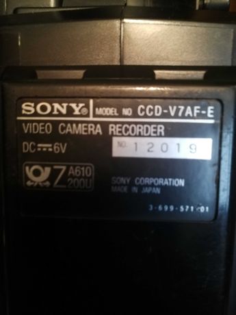 Kamera sony video 8 CCD-V7AF-E