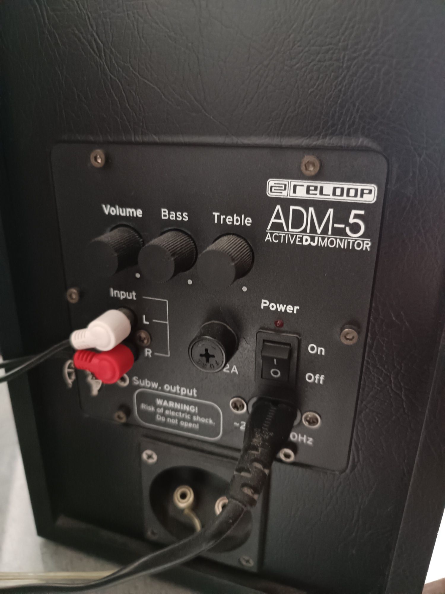 Duże głośniki monitory studyjne Reloop ADM 5
