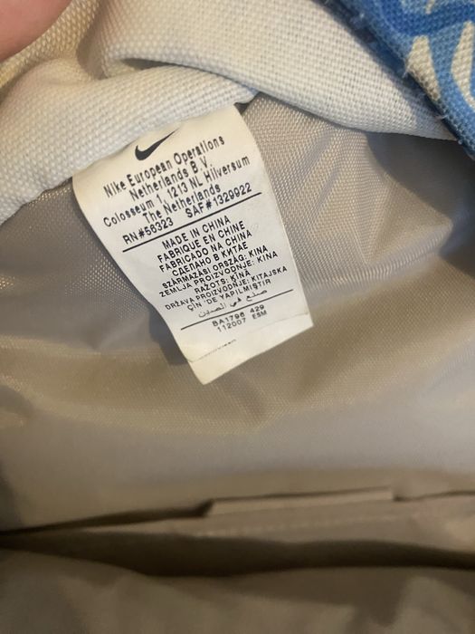 Plecak nike czarno-niebieski
