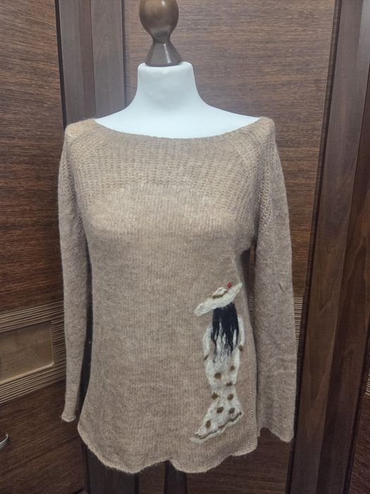 Sweterek moher wełna parzona big star