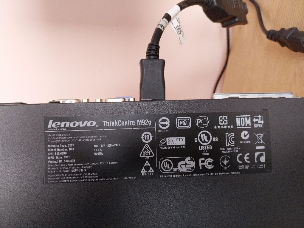 Komputer Lenovo ThinkCentre M92p