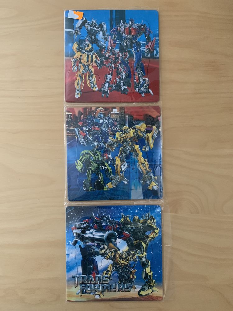 Trefl Puzzle Cars 2w1 oraz transformers x3