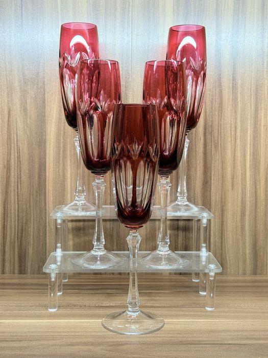 Хрустальные фужеры для шампанского WMF Cristal Cabinet GDR Германия