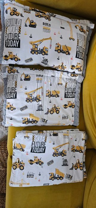 Pościel w koparki 100x135 dla dzieci