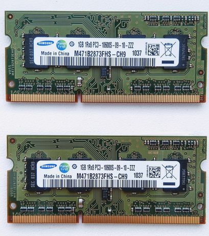 Оперативная память DDR3 1 GB (2 шт.)