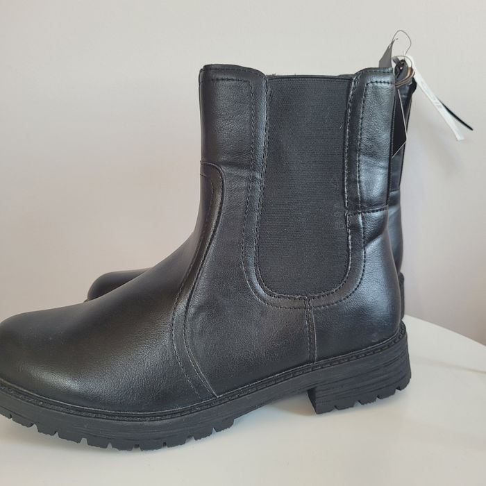 Sztyblety damskie botki czarne r.40 nowe