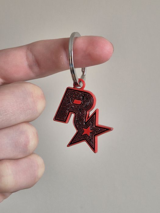 Oficjalny brelok Red Dead Redemption 2 merch Rockstar Games Logo Linor