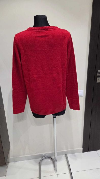 Sweter świąteczny r. 40 / 42  choinka pompony