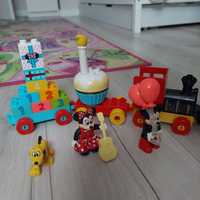 Lego duplo urodzinowy pociąg myszki Minnie