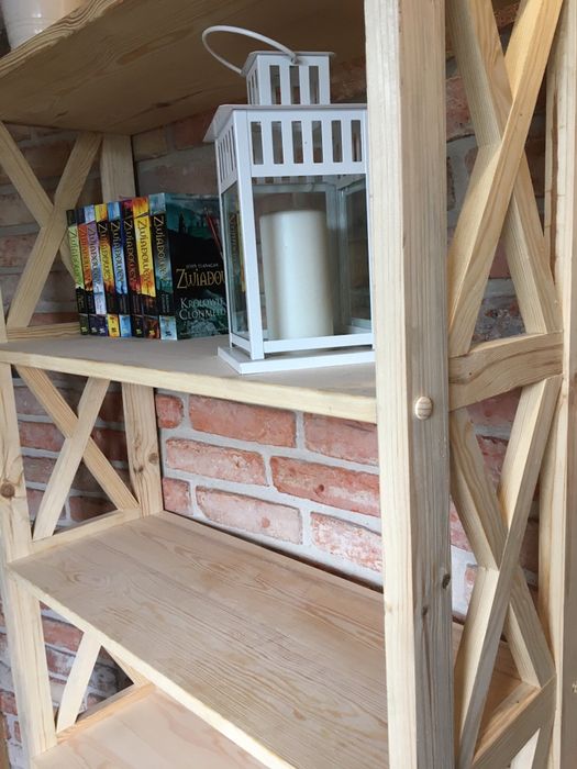 Regał półki na książki do pokoju salonu 180x80x30