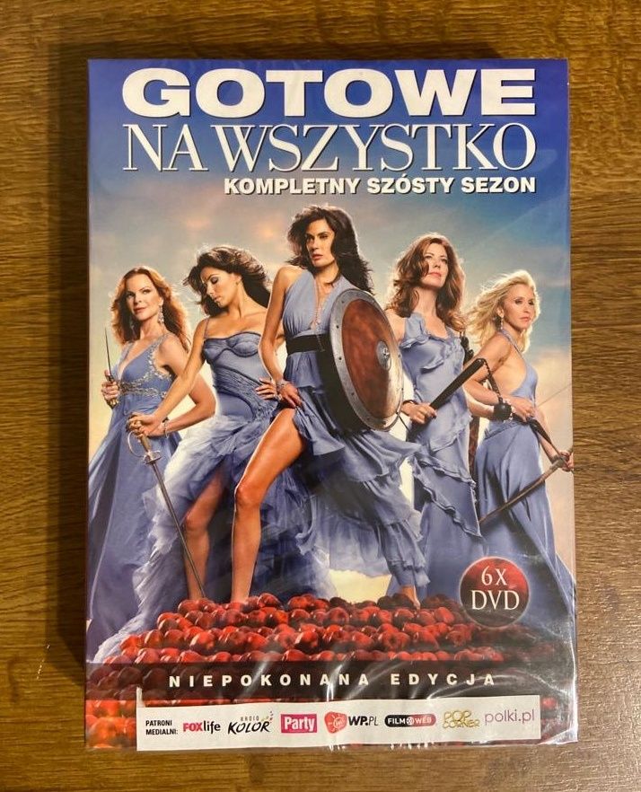 Gotowe na wszystko sezon 6. serial DVD nowe folia