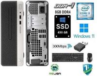 Pc-OFFICE/STUDENT HP-G4-6ªG-i3 3.7Ghz|8G-DDr4|SSD480G|KIT|Wifi|W10|W11