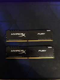 Оперативная память hyperX - 2400Герц - DDR4 16GB(2по 4) (1-8)