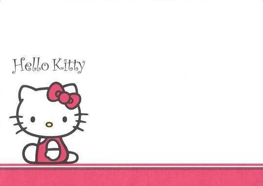 Karnet Hello Kitty z kopertą 5 LAT URODZINY