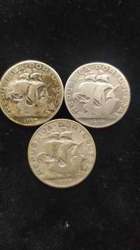 Moedas 5 escudos 1937 em prata