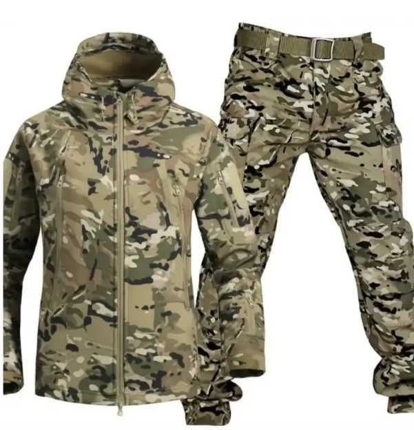 Тактична куртка SoftShell мультикам ,є штани
