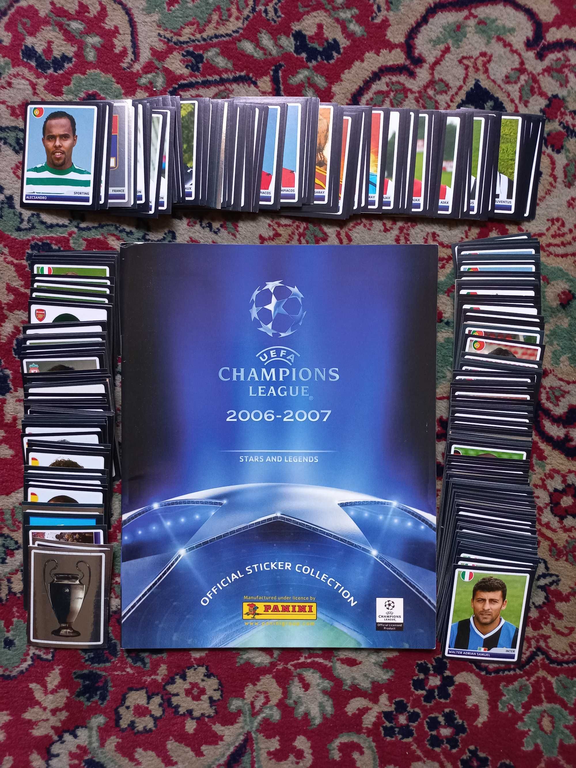 Panini альбом Лига Чемпионов 2006/2007 +полный сет наклеек.