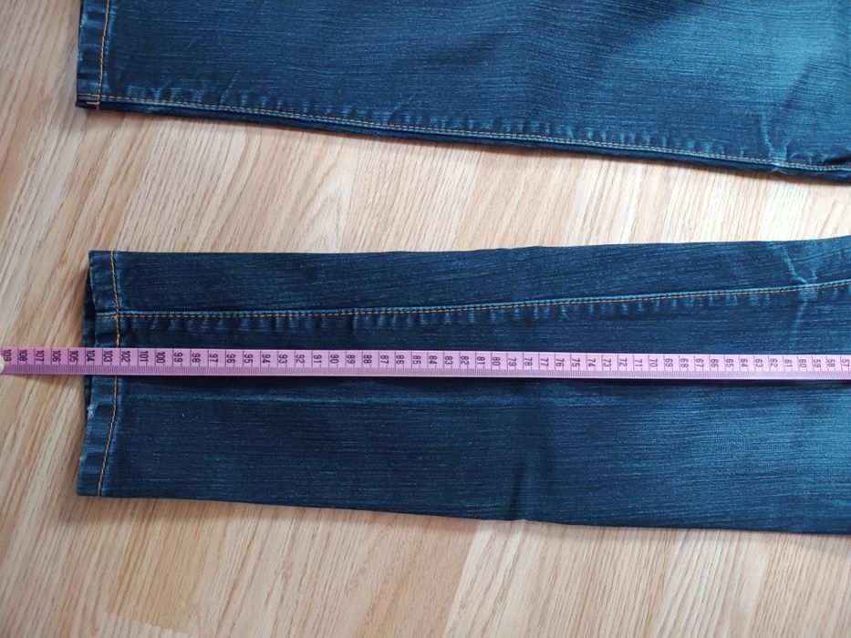 Spodnie damskie jeansy straight proste klasyczne mama style