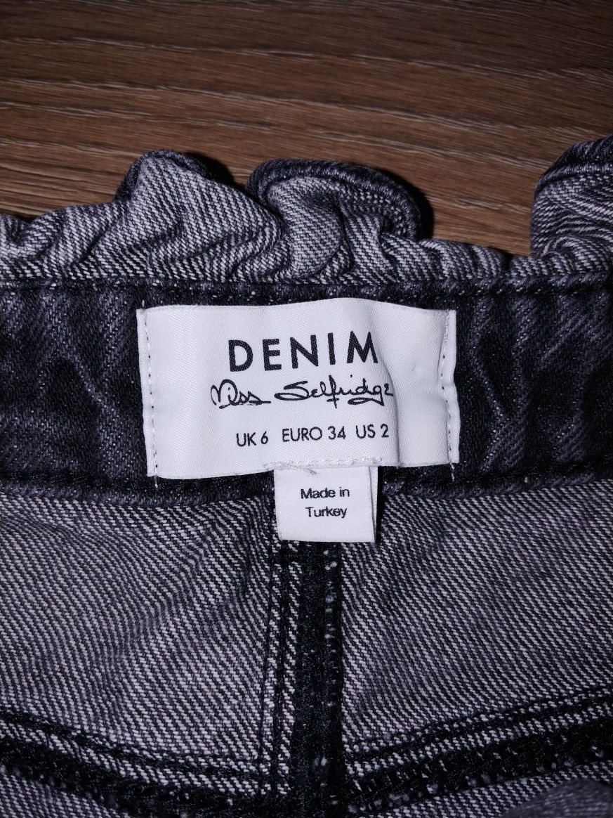 Spódnica jeansowa New Look 34 XS czarna