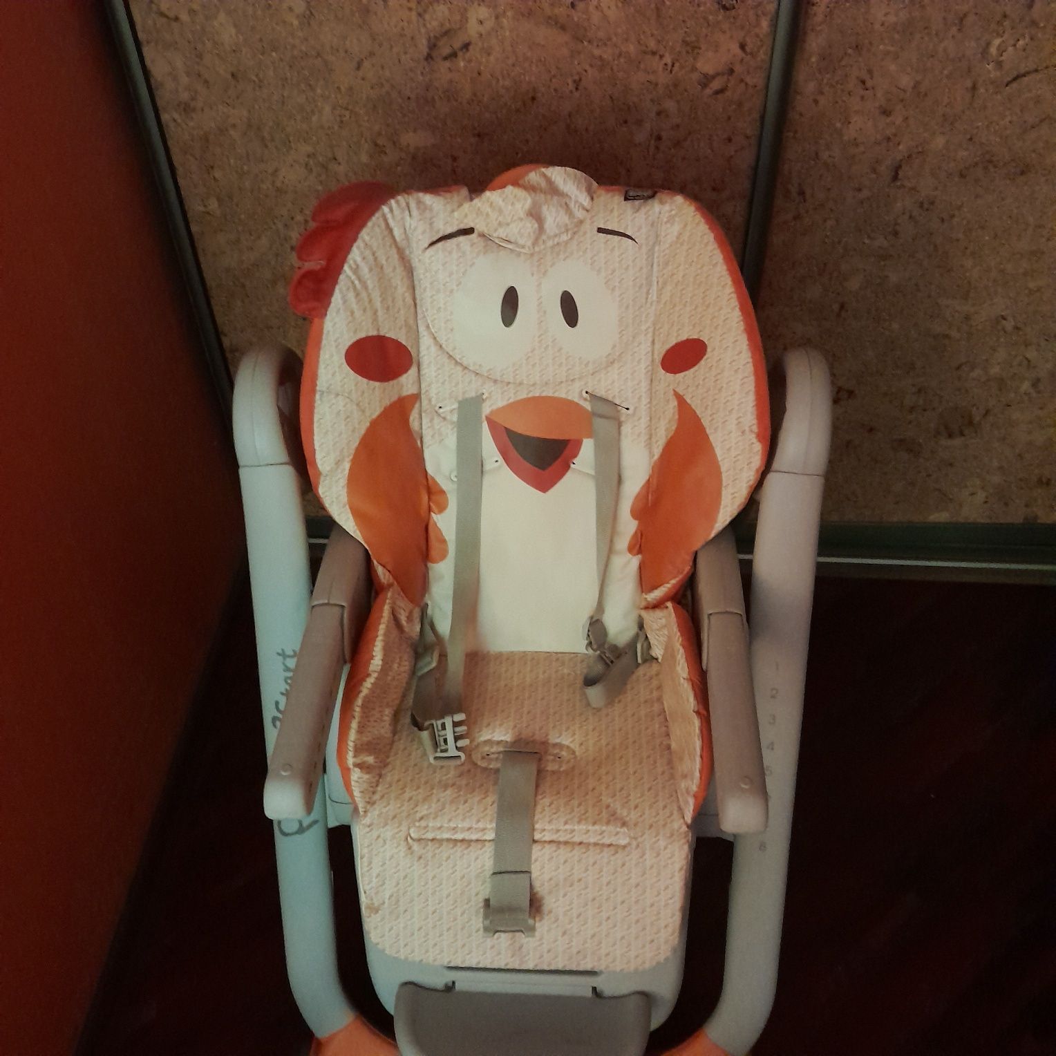 Стульчик для кормления Chicco Polly 2 Start, 4-х колесный