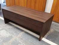 Biurko brązowe Nowy Styl 200 cm X 90 cm ORZECH