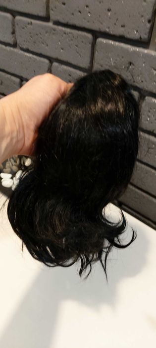 Шиньон из моих волос,черный