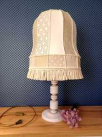 Lampa stojąca  rustykalna rękodzieło handmade vintage