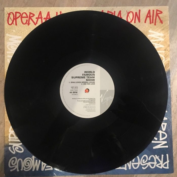 Malcolm McLaren Presents The World Famous Supreme Team Show Winyl LP