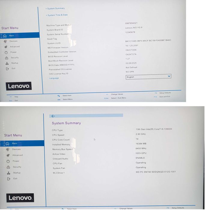 Computador All-in-One Lenovo Yoga AIO 9 32IRH8