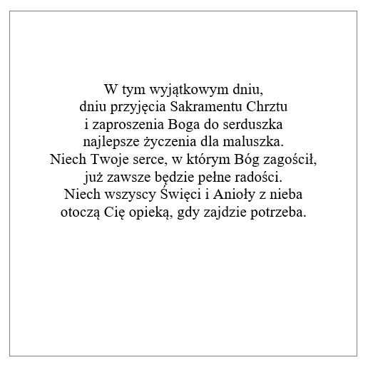 Kartka na Chrzest Święty dziecka biała srebrna elegancka 3D