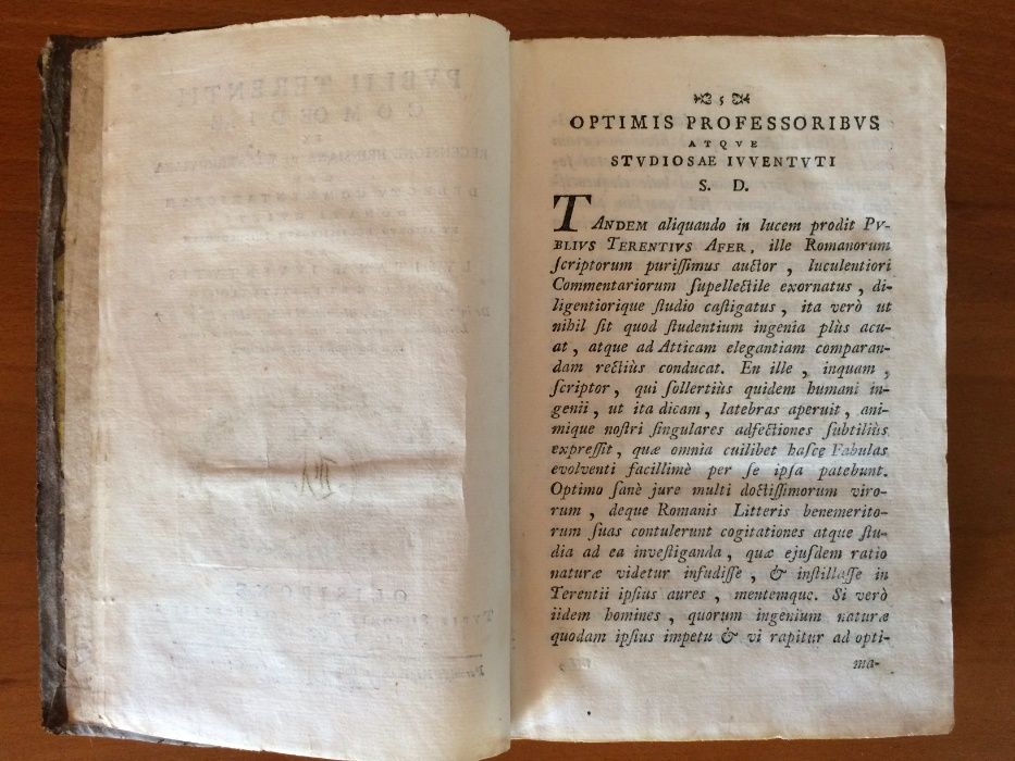 Publii Terentii Comoediae – Olisipone 1787