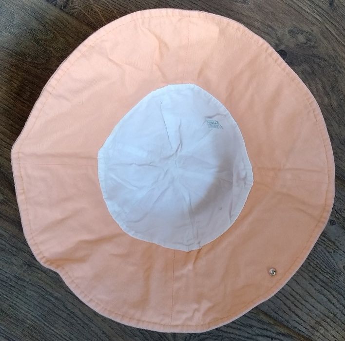 Летняя шляпа на девочку коттон панамка шапочка на ребенка винтаж СССР